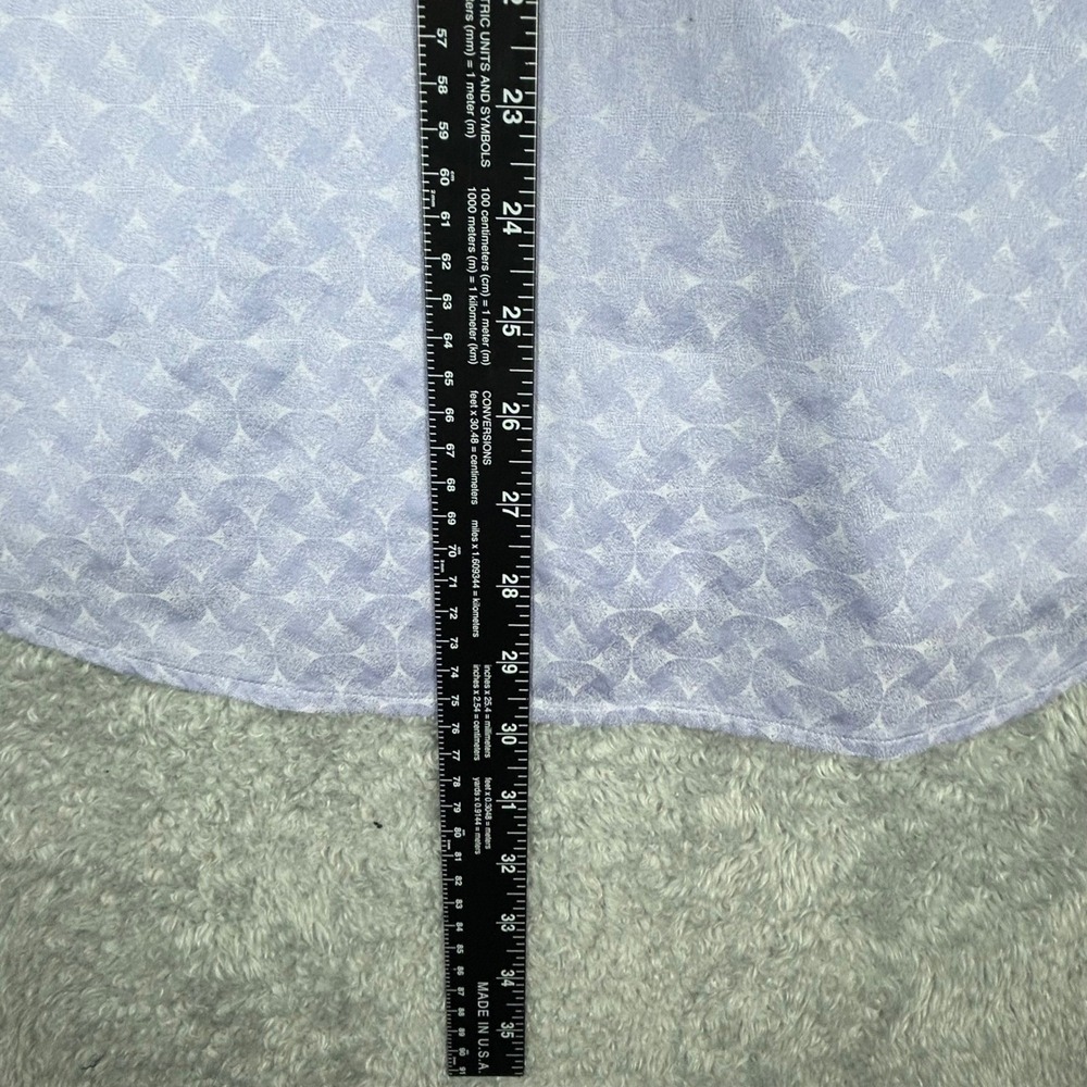Robert Graham Mens Large Button Up Shirt Patterned Long Sleeve Casual flip cuff - Picture 7 of 11